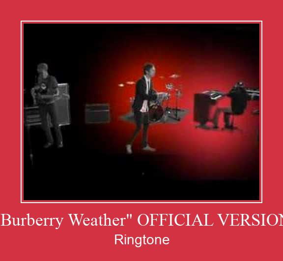 'Burberry Weather' OFFICIAL VERSION Ringtone atsisiųsti nemokamai