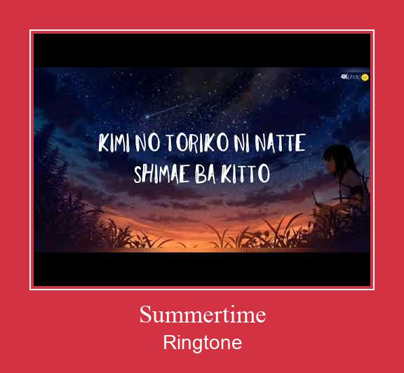 Summertime Vyzvánění ke stažení zdarma