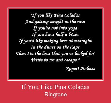 If You Like Pina Coladas 着信音を無料でダウンロード