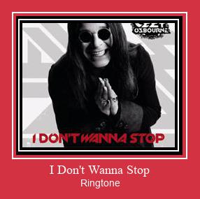 I Don't Wanna Stop Ringtone allalaadimine tasuta