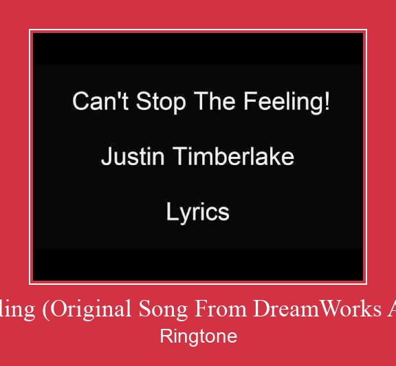 Can't Stop The Feeling (Original Song From DreamWorks Animation's 'Trolls') Ringtone Descărcați gratuit
