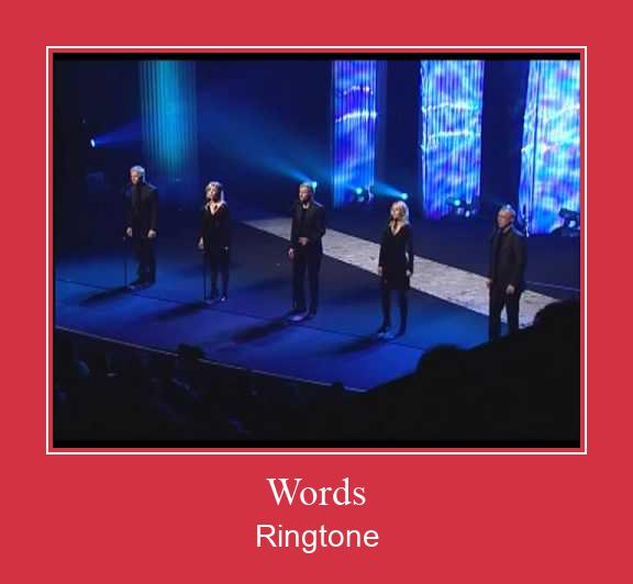 Words Ringtone atsisiųsti nemokamai