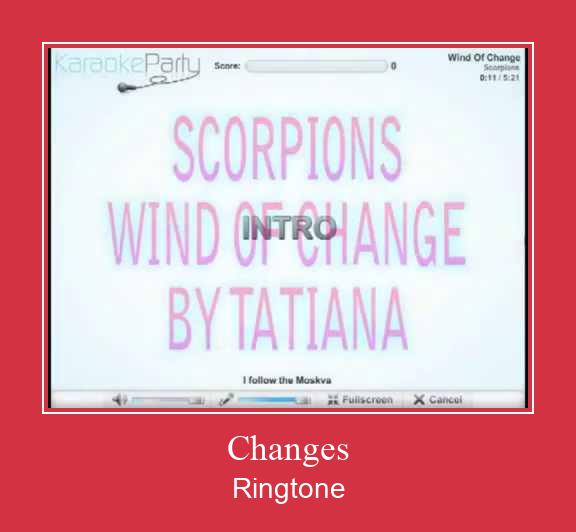 Changes Рингтоне Бесплатно бесплатно