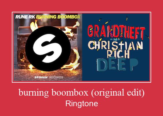 Burning Boombox (original Edit) צלצול הורד חינם