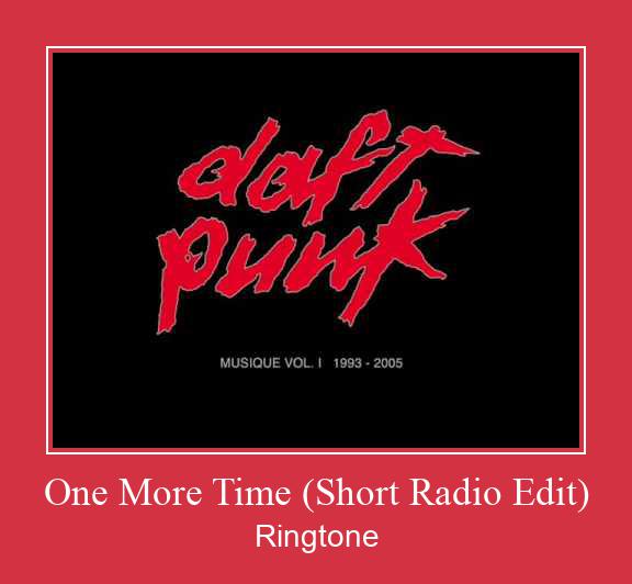 One More Time (Short Radio Edit) Zvana signāls lejupielādēt bezmaksas