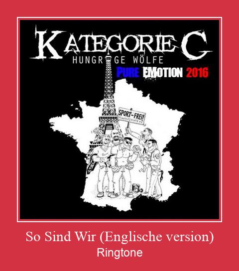 So Sind Wir (Englische Version) 着信音を無料でダウンロード