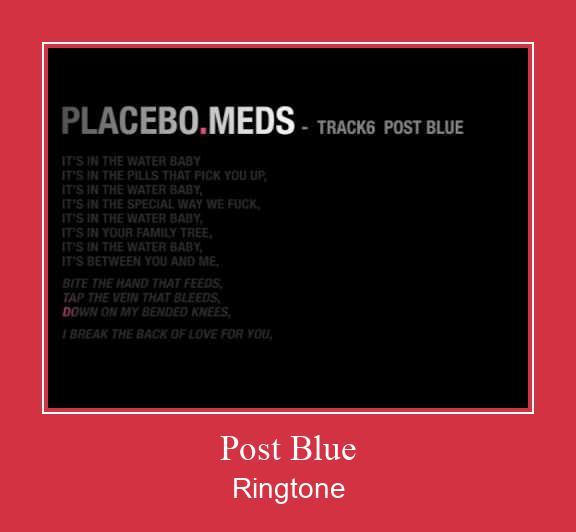 Post Blue Ringtone Muat turun percuma.