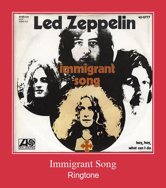 Immigrant Song Klingelton kostenlos downloaden.