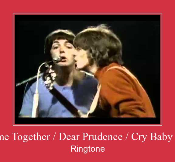 Come Together / Dear Prudence / Cry Baby Cry Ringtone Download Proste.