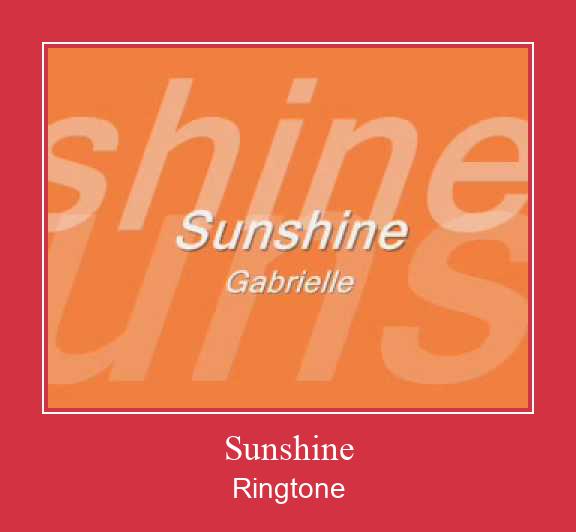 Sunshine Ringtone Download Proste.