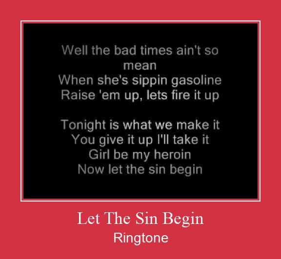 Let The Sin Begin 벨소리 다운로드 무료