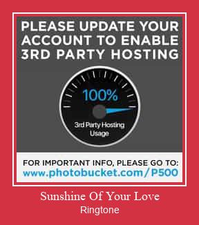 Sunshine Of Your Love Ringtone allalaadimine tasuta