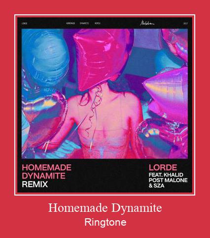 Homemade Dynamite Csengőhang letöltés ingyenes