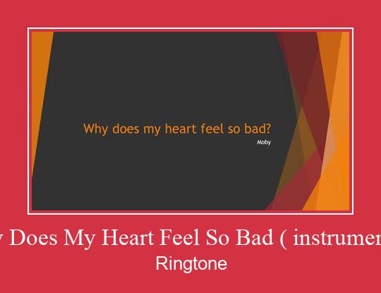 Why Does My Heart Feel So Bad ( Instrumental ) ರಿಂಗ್ಟೋನ್ ಡೌನ್ಲೋಡ್ ಉಚಿತ