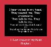 I Hear Voices In My Head آهنگ زنگ