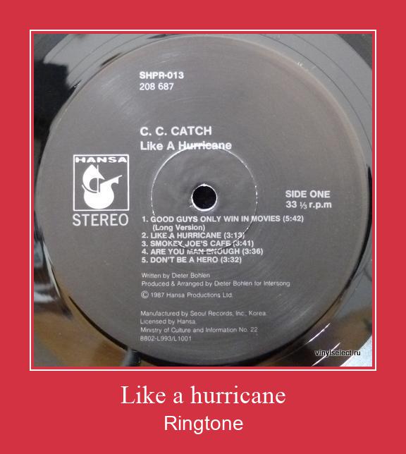 Like A Hurricane Ringtone Download Proste.