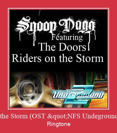 Riders On The Storm (OST "NFS Undeground 2") צלצול הורד חינם