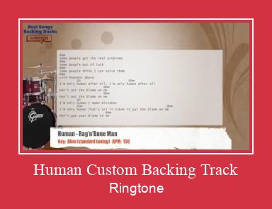 Human Custom Backing Track Vyzvánění ke stažení zdarma