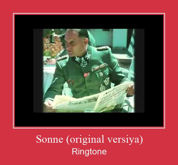 Sonne (original Versiya) Ringtone Muat turun percuma.