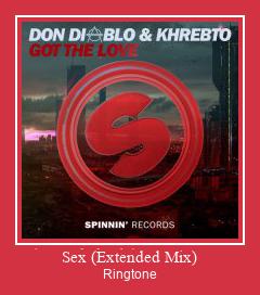 Sex (Extended Mix) Ringtone Download pulsuz