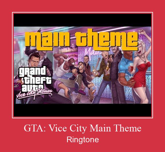 GTA: Vice City Main Theme Ringtone allalaadimine tasuta GTA: Vice City Main Theme Ringtone allalaadimine tasuta