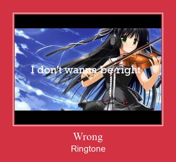 Wrong Zil sesi indir ücretsiz Wrong Zil sesi indir ücretsiz